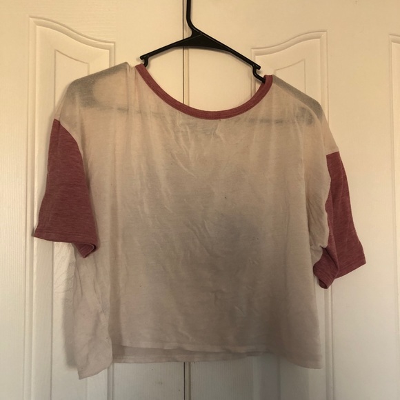 | NEW YORK CROPPED BASEBALL TEE TOP - Picture 2 of 3